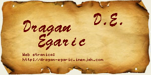 Dragan Egarić vizit kartica